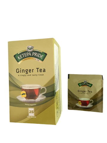 Ketepa Pride (Enveloped & tagged) Ginger Flavoured Tea Bags-25’s