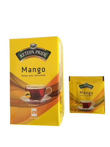 Ketepa Pride ( Enveloped & tagged ) Mango Flavoured Tea Bags- 25’s