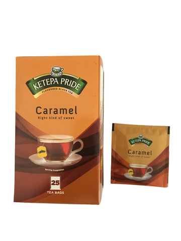 Ketepa Pride (Enveloped & tagged ) Caramel Flavoured Tea Bags -25’s