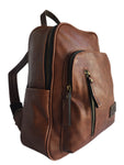 Vivace - High-Quality PU Leather Backpack - Brown