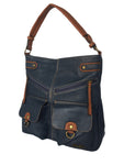 Cotton Road Shoulder Bag With Soft PU Leather