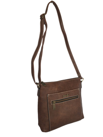 Cotton Road- Crossbody Fashion Handbag- Brown