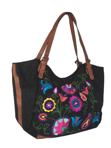 Vivace - Fashion Floral Hobo Handbag