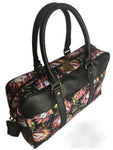 Women Canvas Laptop Bag With Protea Floral