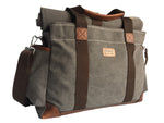 Vivace- Canvas Baby Diaper Bag & Changing Mart - Coffee
