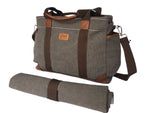 Vivace- Canvas Baby Diaper Bag & Changing Mart - Coffee