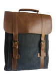 Vivace - Canvas Laptop Backpack - Charcoal