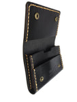 Vivace -Genuine Leather Credit Card Holder - Black