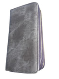 Vivace - Wind Pump Women Wallet With Double Zipped- Grey