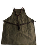Vivace-Professional Heavy Duty Canvas & 100% Leather Utility Apron - Olive